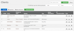Registre clients Hippo-Camp