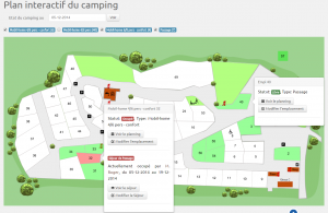 Logiciel camping hippocamp Plan interactif