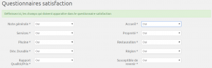 Questionnaire Satisfaction