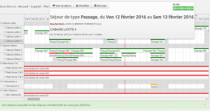 Planning interactif camping Hippocamp
