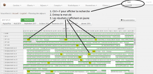 Recherche planning logiciel camping